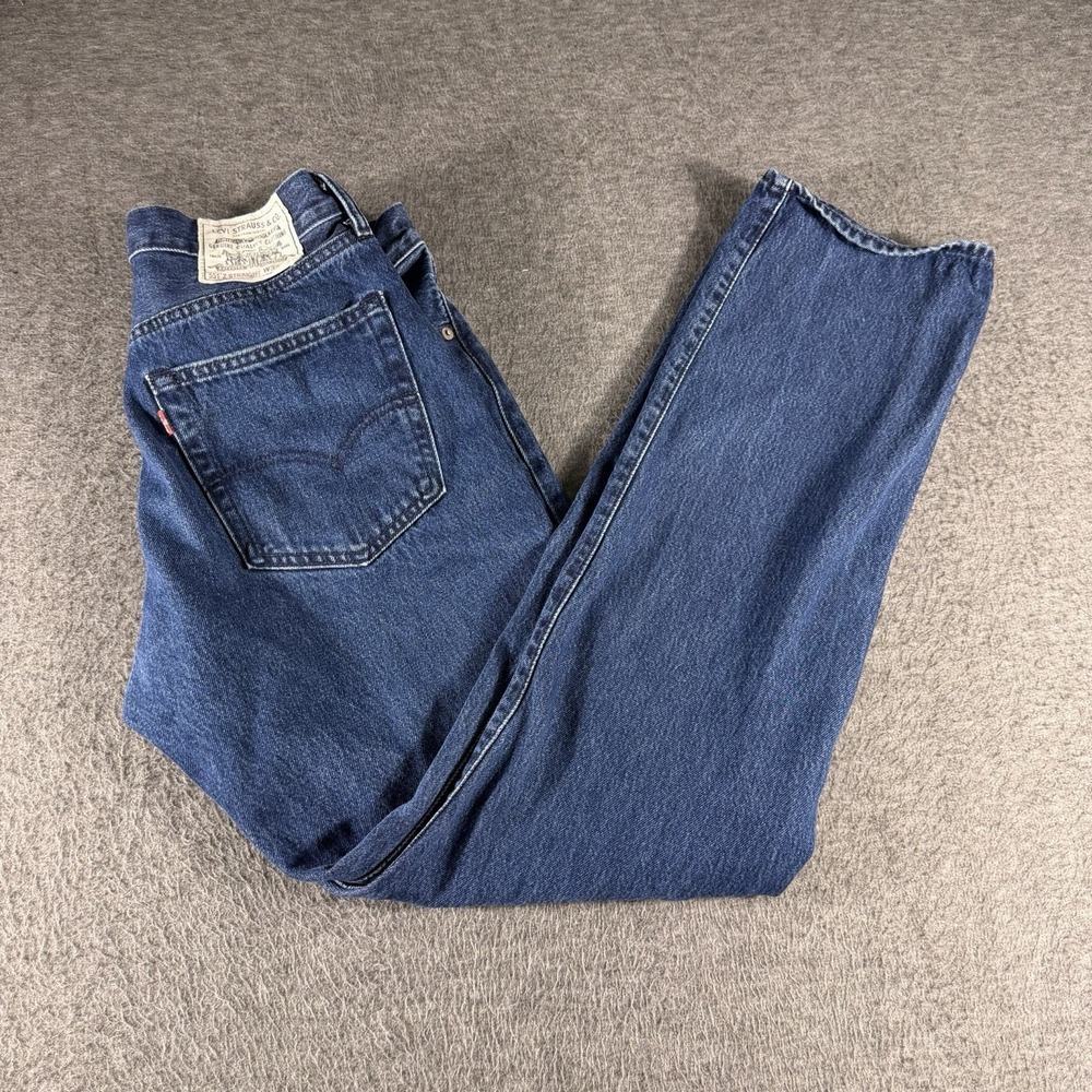 Levi's 551 Z Straight Jeans Mens Dark Wash Size 32 X 34 Retro Big E Modern